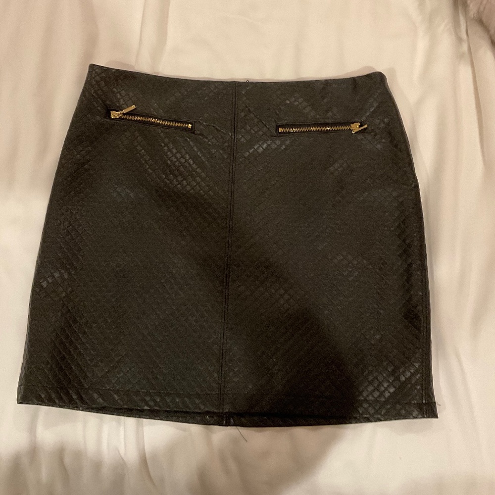 Leather skirt